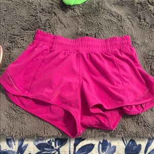 lululemon athletica Hot Pink Athletic Shorts